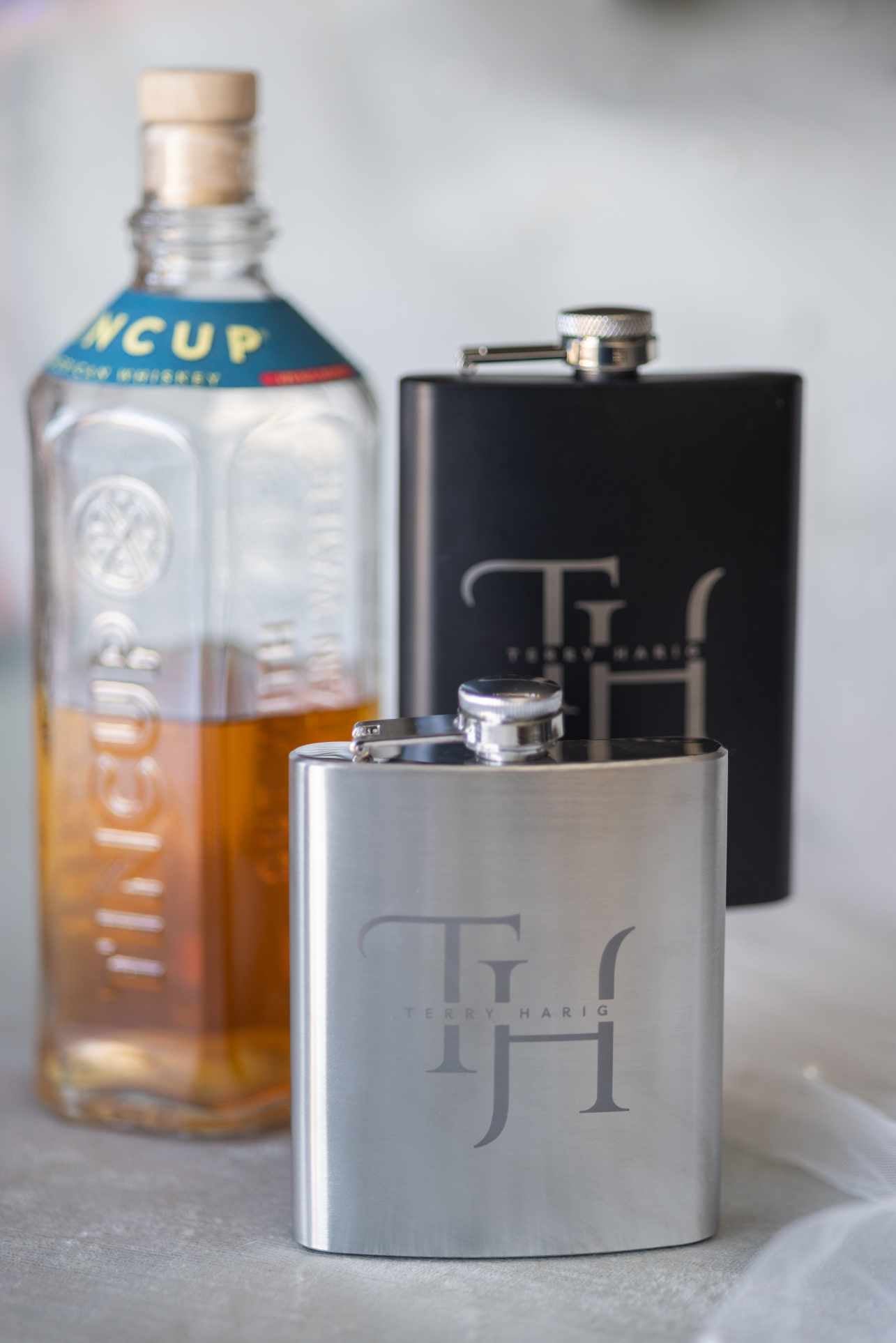 Engraved Flask