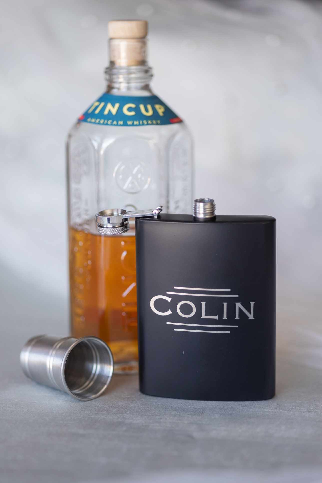 Engraved Flask