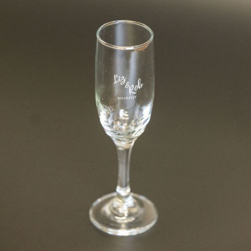 Engraved Champagne Flutes (Pair)