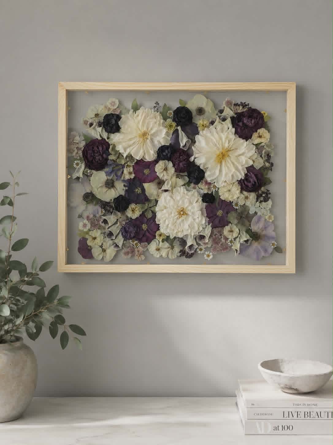Aurora's Aromas: Pressed Flower Frame by Aurora's Aromas