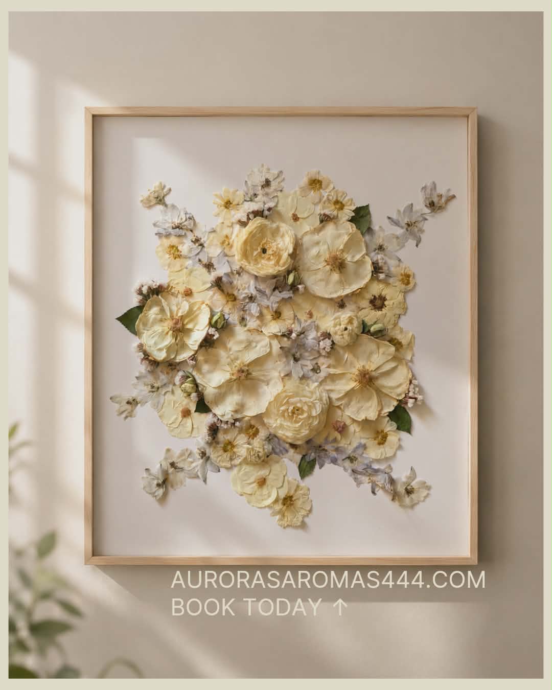 Aurora's Aromas: Pressed Flower Frame by Aurora's Aromas