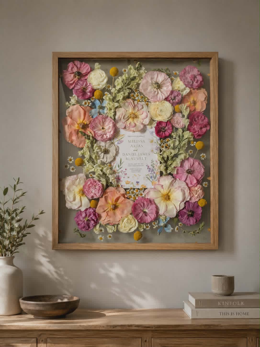 Aurora's Aromas: Pressed Flower Frame by Aurora's Aromas
