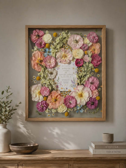 Aurora's Aromas: Pressed Flower Frame by Aurora's Aromas