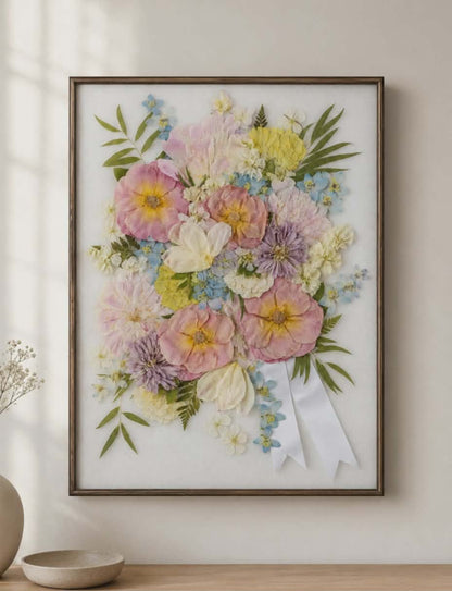 Aurora's Aromas: Pressed Flower Frame by Aurora's Aromas