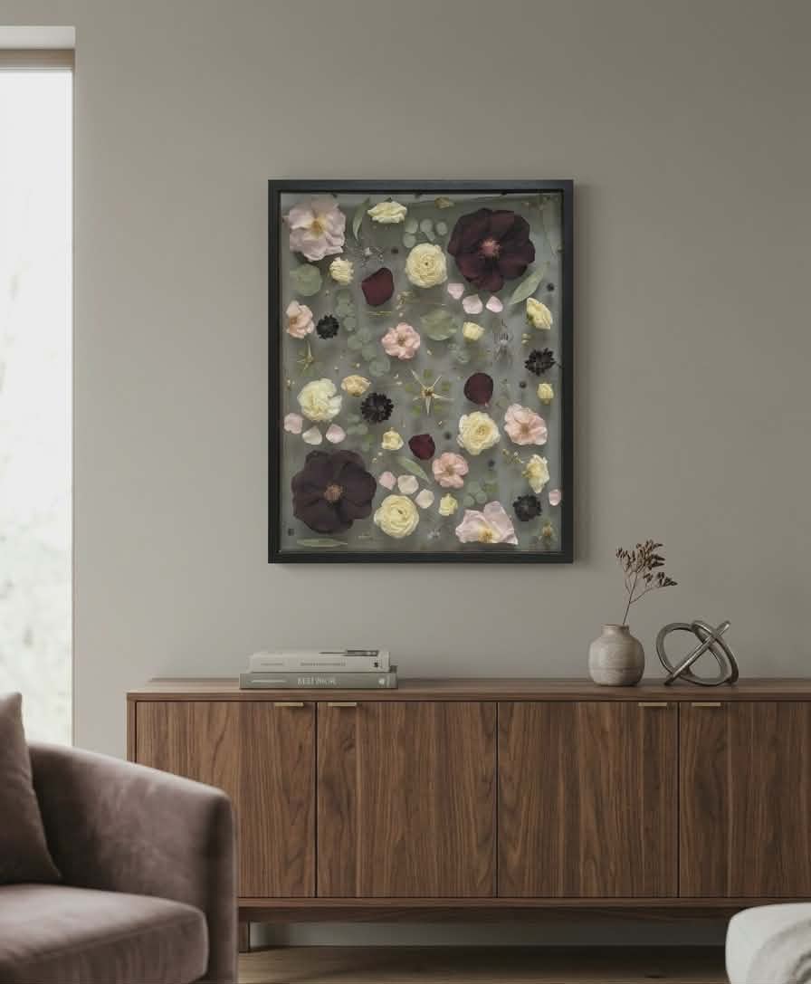 Aurora's Aromas: Pressed Flower Frame by Aurora's Aromas